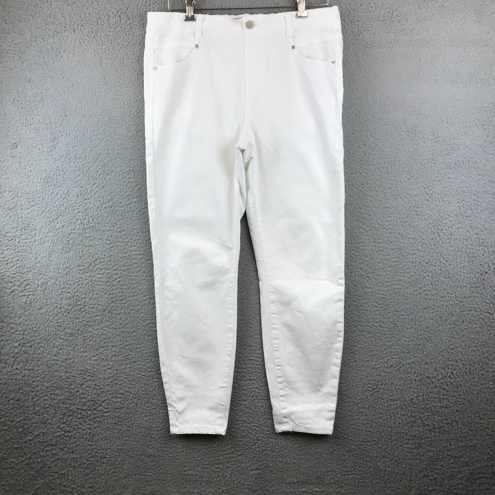Liverpool Jeans The skinny Crop Pant Women's‎ Size 10/30 white